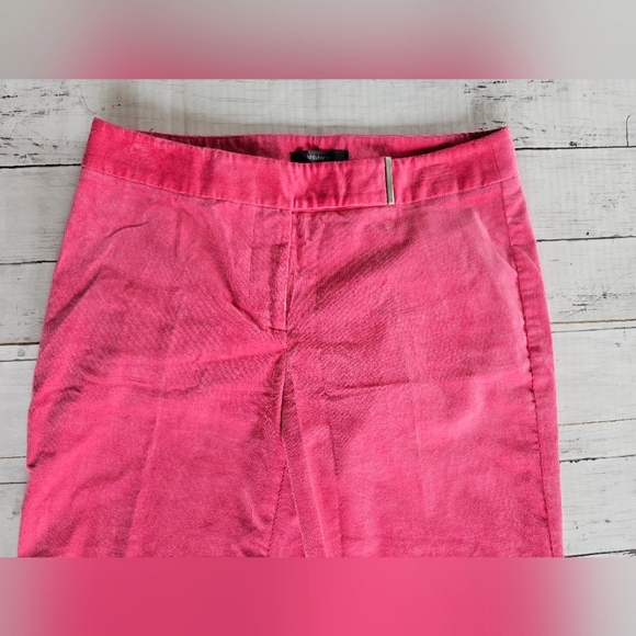 Liz Claiborne Barbie Pink Soft Corduroy Straight Pants Stretchy Lightweight - Picture 5 of 9